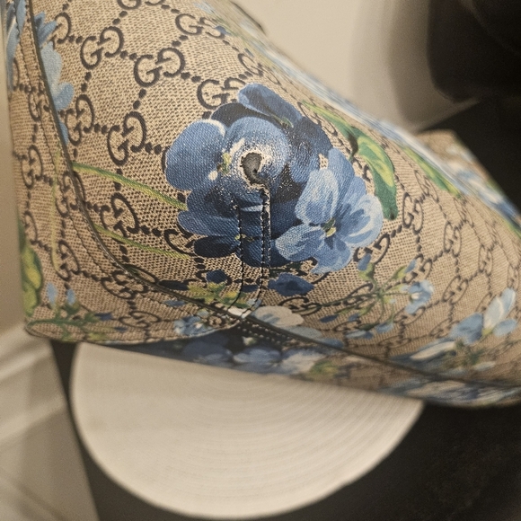 Gucci Bloom Floral Blue Tote Bag - Reversible - Picture 10 of 16